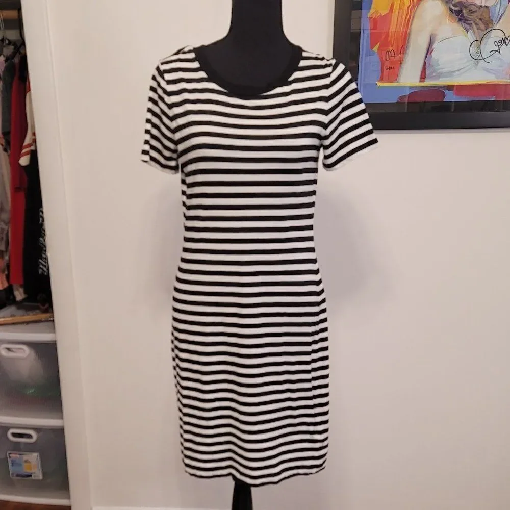 Michael Kors T-Shirt Stirped Dress